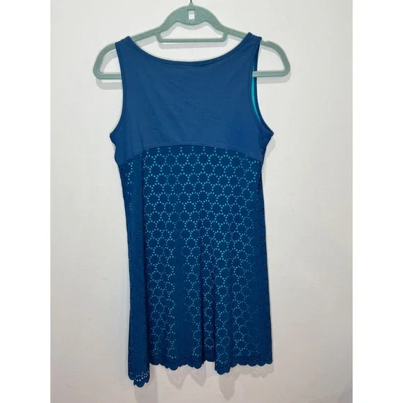 Title Nine Nimblene Illusion Laser Cut Stretch Athletic Dress Sz S - Picture 2 of 5